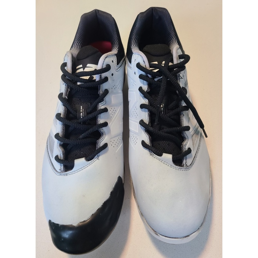 New Balance Rev Lite RC Men Size 14 White Baseball Cleats Customized Shoes - Picture 1 of 12